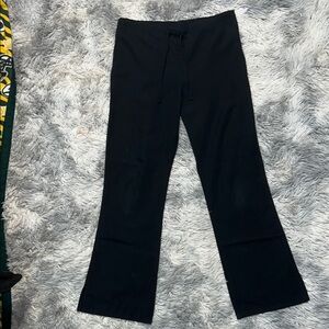 ♥️ Cherokee workwear, scrub pants, Black w/ Drawstring size xs
